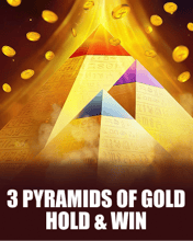 3 Pyramids of Gold: Hold & Win