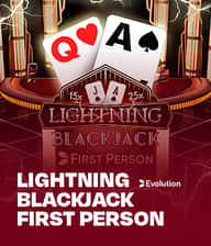 First Person Lightning Blackjack