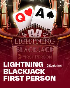 First Person Lightning Blackjack
