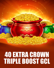 40 Extra Crown Triple Boost Golden Coins Link