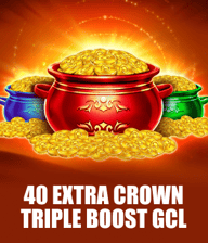 40 Extra Crown Triple Boost Golden Coins Link