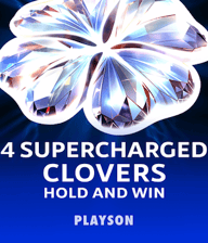 4 Supercharged Clovers: Hold and Win