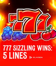 777 Sizzling Wins: 5 lines