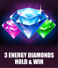 3 Energy Diamonds: Hold & Win